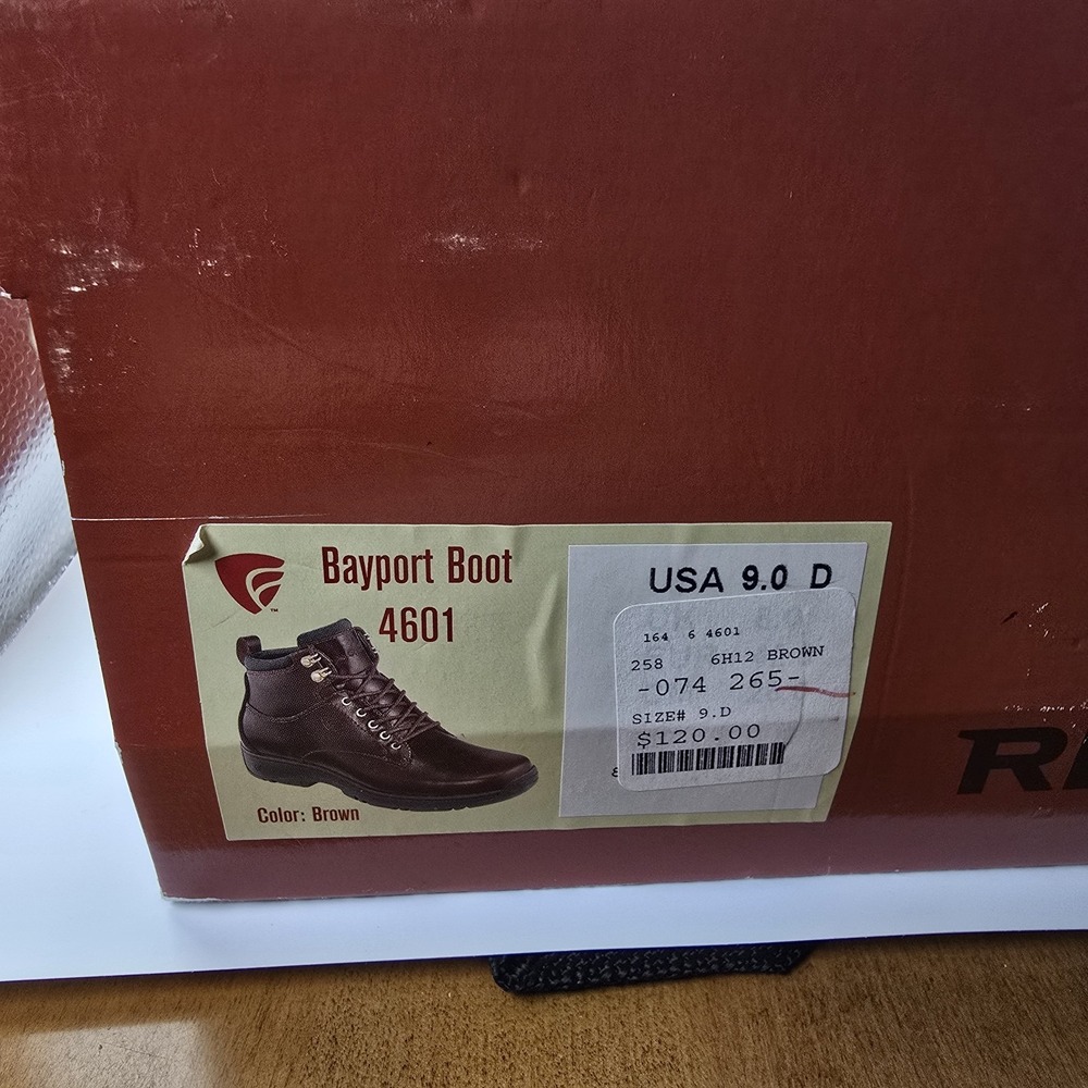 Red Wing Bayport 4601 Men's Brown Leather Chukka Boots Size 9D Lace Up Comfort - Picture 14 of 14